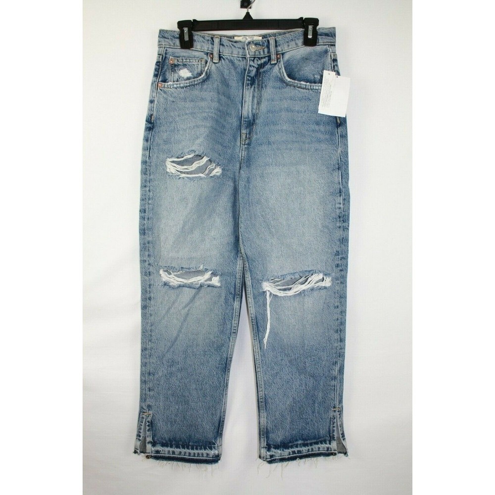 We The Free Women's Juniors Destressed Cropped Jeans Size Small 28" Waist